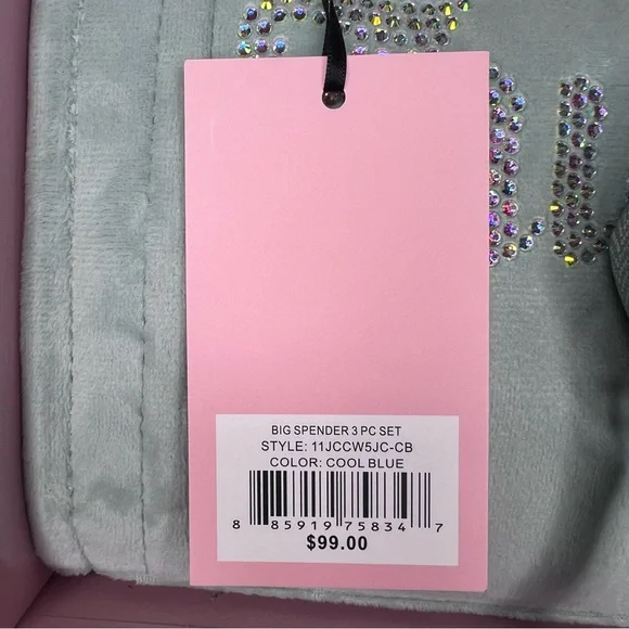 Juicy Couture Cool Blue green 3 piece Set NIB NWT Gift set - Picture 3 of 4
